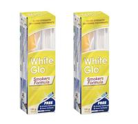 White Glo Smokers Formula Whitening Toothpaste Pack 150g (Pack of 2)