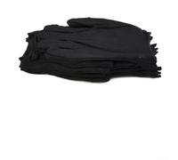 White Gloves Alternative Black 12 Pairs Cotton Breathable Protective Gloves for Skin Treatment Eczema Care