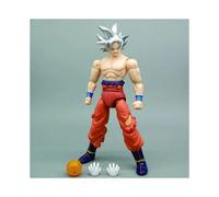 (White-goku) Bandai Anime Super Saiyan Son Goku Vegeta Anime Action Figure Model Gifts Collectible Figurines for