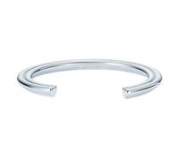 White Gold Coloured Hina Hidden Heart Bangle