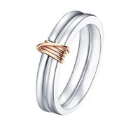 White Gold Ring 18K, Promise Rings Classic White Gold Fashion Jewelry Gift for Wife Size R 1/2