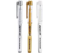White Gold Silver Gel Pens 1.0mm Ballpoint Pen Highlighter for Art Drawing Sketching Writing - 3 colors
