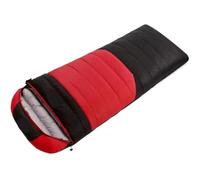 White Goose Down Adult Envelope Sleeping Bag Single Person Outdoor Camping Portable for Outdoors Camping(Red black 1000g)