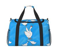 White Goose House Hand Travel Bag.Fashionable Design, Large Storage Capacity, Suitable For Business Trips And Short Trips., Black, One Size