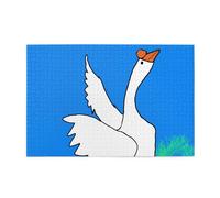 white goose spread its wings 1000 Piece Puzzle With Stylish Prints That Stimulates Creativity Concentration And Hands On Skills