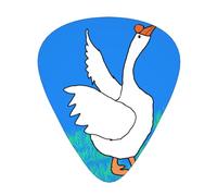 white goose spread its wings Guitar picks, thin, medium, heavy, 12 pieces, suitable for guitar, bass, electric guitar, ukulele, wear-resistant guitar picks,