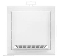 White Gravity Flap 125mm / 5" Ducting Ventilation Cowl Cover Air Vent Grille