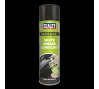 Sealey White Grease Lubricant Spray 500ml Pack of 1