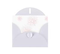 White Greeting Card YYHWHJDE Blooming romantic fireworks Picture Perfect for Valentine's Day, Wedding Anniversary & Party Invitations