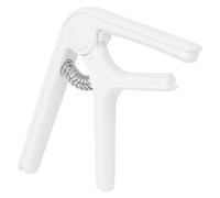 White Guitar Capo for Acoustic Guitar and Ukulele Universal Design