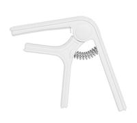 White Guitar Capo for Ukulele and Guitar Plastic Silicone