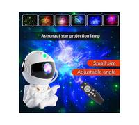 (White Guitar, One size) Astronaut starry sky projection lamp starry atmosphere night light astronaut laser nebula lamp