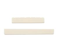 White Guitar Parts 6 String Classical Guitar Bone Bridge Saddle And Nut Set
