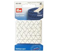White Gutermann Elastic 8.5Mm X 5M