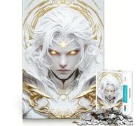 White-Haired Warrior 1000 Piece Jigsaws Creative Skill Toy Tight Lock No Loose Pieces Bonding Activity for Loved Ones (50x75cm)