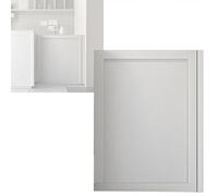 White Half Doors - Two-Way Swinging Wood Entrance with Auto-Close Hinges for Doorways, Cellars, and Porches (100x90x3.6cm) - Durable & Stylish Partitions