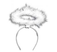 White Halo Angel on Hairband Christmas Accessory