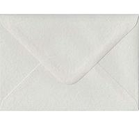 White Hammer Greeting Card Envelopes to Fit A5 Greetings Card or A4 Card Fold in Half for Invitation Wedding Birthday Party Crafts 152x216mm - 15 Envelopes (White Hammer)