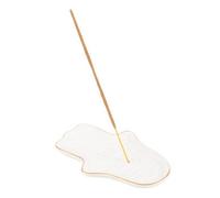 White Hamsa Hand Incense Stick Holder - Elegant Ceramic Ash Catcher