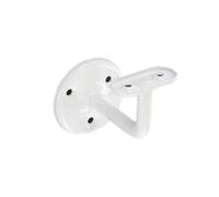 White Handrail Bracket Banister Support - 63mm