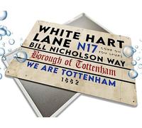 White Hart Lane Metal Street Sign, Tottenham N17 Spurs Metal stree Sign