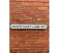 WHITE HART LANE N17 Vintage Style Road Sign SOLID METAL