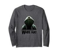 White-Hat Hacker White Knight Code Programming Computer Science Long Sleeve T-Shirt