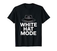 White Hat Mode Cyber Security Ethical Hacker T-Shirt