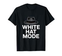 White Hat Mode Cyber Security Ethical Hacker T-Shirt
