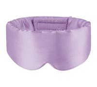 White Hawk Eye Mask for Sleeping, 22Momme 100% Natural Mulberry Silk Eye Mask with Adjustable Straps for Men and Women, Large Size Sleep mask for All Skin Types (Lavender)