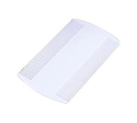 White Head Hair Comb, Double Sided Fine Tooth Comb, Flea Lice Comb Pet dog Flea Plastic Hair Remove Lice Brush Combs for Dandruff Removal, for Adults and Children