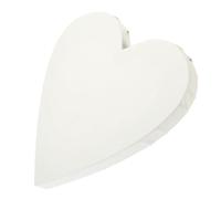 White Heart Shape Wood Painting Board for Artists and DIY Crafts | Blank Surface, Smooth Edges, Acrylic Use, Gift Crafts, Office Display, Simple Decor Piece