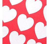 White Heart Stickers (x24) - for Cards, Gifts, Anniversary, Valentine & Birthday Presents, Wedding Favours & Party Decoration