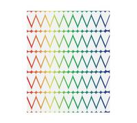 White Hearts On Rainbow Background Women's T-Shirt - White - S - White
