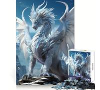 White Heaven Elder Dragon Teenagers 1000 Piece Jigsaw Puzzle Focus Training Leisure Activity Tight Join Thoughtful Gift (50x75cm)