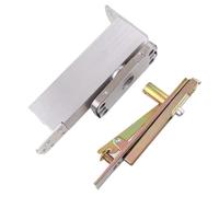 White Heavy-Duty Pivot Hinges for Hidden Doors 90-Degree Positioning Hydraulic Auto Hinges Spring-Loaded with Invisible Rotating Axis