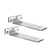 White Heavy Duty Shelf Bracket Metal Shelf Bracket with Screws Wall Mount Shelf Bracket Load Capacity: 400kg Solid Steel Wall Mount Shelf Bracket (Size : 200mm*100mm(8 * 4"))