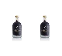 White Heron British Cassis 50 BV 15% alcohol)- Premium Blackcurrant liqueur | Made from Blackcurrants grown in Herefordshire | All natural ingredients (Pack of 2)