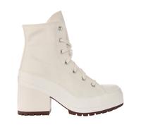 White Hi-Top De Luxe Ankle Heel - female - Converse - Heeled Boots - White - 4 UK - Shoes 4 UK