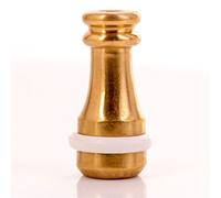 White Hinge 10x Brass Cord Pull Weights - Light Switch/Curtains/Roman Blind Ends