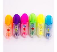 White Hinge 10x Packs Of Fruit Scented Highlighter Pens | Ideal As Party Bag Gifts For Kids