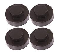 White Hinge 200x Black Hex TEK Roofing Cover Caps for 19mm Washer/Coverage & 8mm Recess