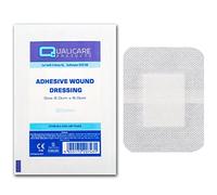 100x Adhesive Wound Dressing (8cm x 6cm) Fabric Plaster Sterile First Aid Cut Graze