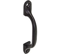 White Hinge Limited 10x Quality Black Cast Iron 4" Pull Handles | Ideal for Kitchen Cabinets, Cupboards & Drawers