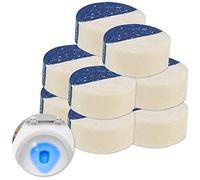 10x Toilet Bowl Cleaning Tablets, Bleach & Blue Cistern Freshener Germ Killer Blocks
