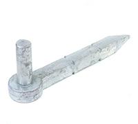 White Hinge Limited 19mm Heavy Duty Farm/Field Gate Hook to Drive Pin - Galvanised 0.7" Spike Hanger