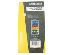 White Hinge Limited 220 Pc Multicolour Nylon Wall Plug Set (20mm-60mm)