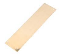 White Hinge Limited 2X Large Solid Brass Finger Plate - Prevents Fingers from Smudging The Door