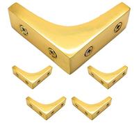 White Hinge Limited 4X Solid Brass Corner Bracket 2" Right Angle