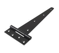 White Hinge Limited 5X Pairs of Black 14"/350mm Tee Hinges - Long Gate/Shed/Door T Hinges